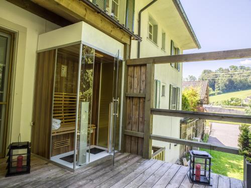 Terraza/balcón, Hotel Krone Sihlbrugg in Baar