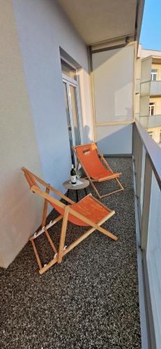 Erkély/terasz, Moser Apartment Carlsbad in Vízpart/Beach