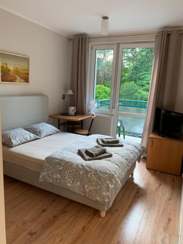 1 double bed