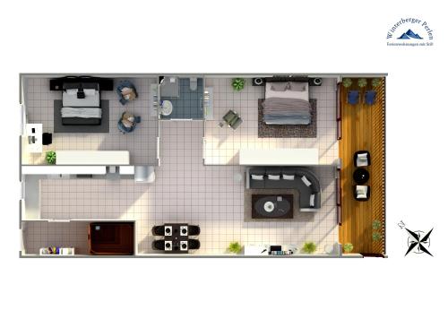 Floor plans, Ferienwohnung Kappeblick direkt am Skikarussell u. Bike-Park near Sonnenhang Ski Lift