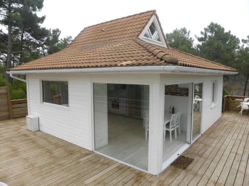 La Jenny Colibri Chalet 70-03 gîte à louer Forêt Domaniale du Porge