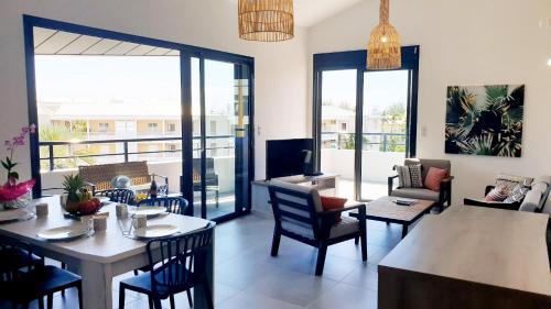 Appartement Etamine, l'Ermitage les Bains, proche du lagon pour 6 personnes, La Saline Le Bains