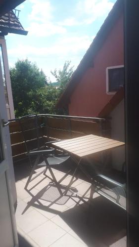 Erkély/terasz, Hotel Pension Am Engelsberg in Sommerach