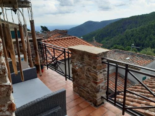 Attic with balcony at Locanda del Capo