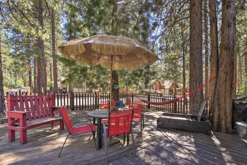 Less Than 3 Mi to Lake Pet-Friendly Big Bear Cabin