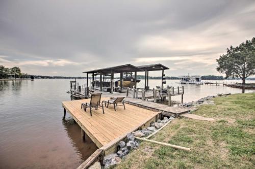 Lakefront Living with Dock, Fire Pit and Sunroom!