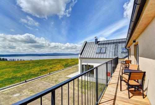 Balkon/teras, Dvě Zátoky Kovářov (Dve Zatoky Kovarov) in Frymburk