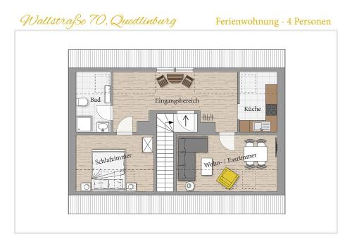 Floor plans, Ferienwohnungen Quedlinburg Harz in Quedlinburg