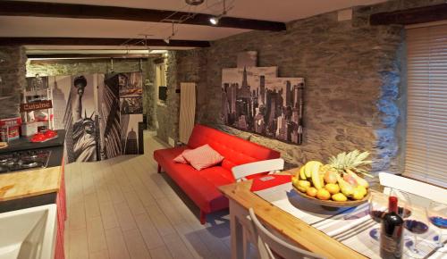 virtuve, Casa La Rosa in Coreglia Ligure
