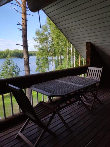 Balcony/terrace, Kotalahden mokki in Leppavirta
