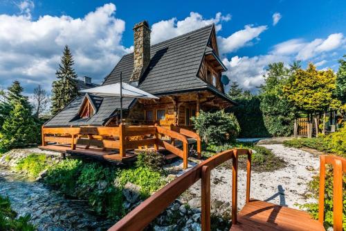 Domek Krupówki z widokiem na Giewont, Zakopane