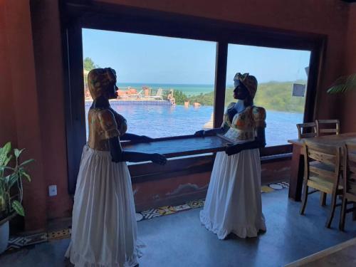 Étterem, Bangalô Villas do Pratagy (Bangalo Villas do Pratagy) in Pescaria