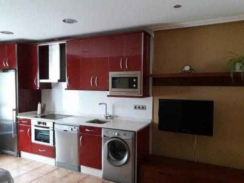 virtuve, Apartamentos Los Frutales in Soano
