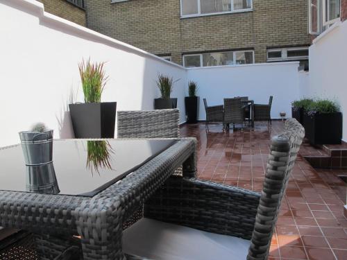 Garden, Alhambra Hotel in Kings Cross St. Pancras