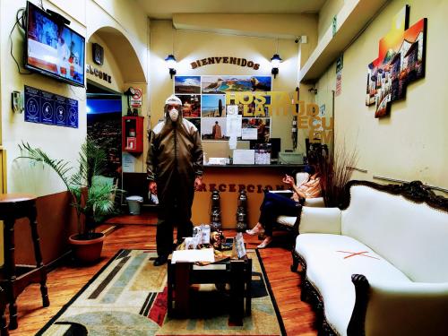 ทางเข้า, Hostal Latitud Ecuem in เซนโตร อิสโตริโก