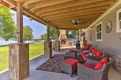 Lakefront Retreat with Private Dock and Bar Hut!