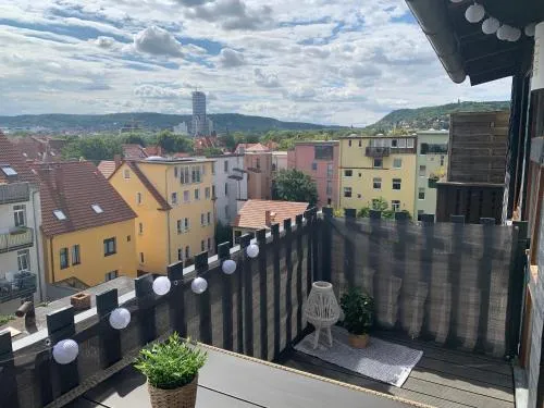 Apartment Skyline of Jena, luxuriös, einzigartig, free Wifi, Parkplatz, klimatisiert, zentral in Jena, Deutschland