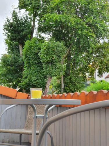 Balcony/terrace, Budget Hotel Biebertal am Milseburgradweg in Hofbieber