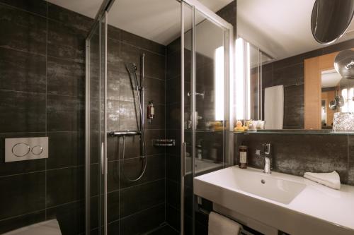 Bathroom, Hotel Lowen in Appenzell