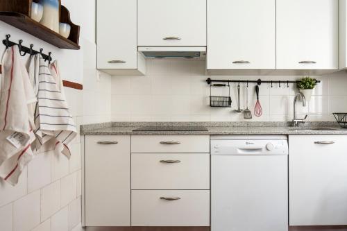 köök, Apartamento KUIA en Gran Bilbao con vistas a un parque in Basauri