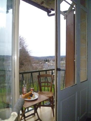 Balcony/terrace, La Maison Du Marchand in Peyrat-le-Chateau
