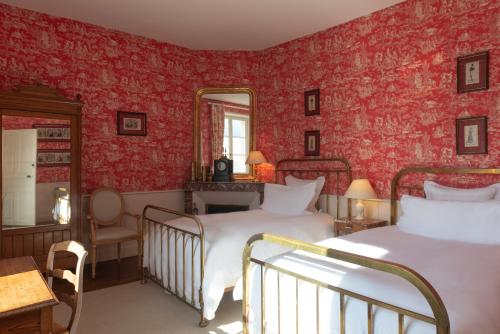 Chambre avec 2 lits