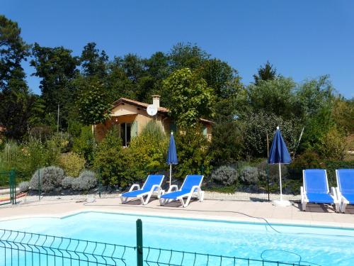 Les Hauts du Coustalier, cottage Emeraude for 5 people with heated pool gîte à louer Mas-del-Bos