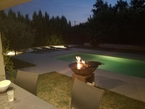 Le Mas Moon gîte à louer Chamaret