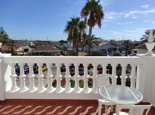 Balcony/terrace, Hotel Carabela Santa Maria in Moguer