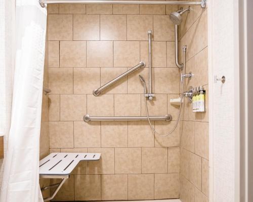 King Room - Hearing Accessible - Roll-in Shower