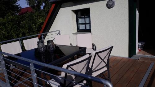 Viesnīcas āriene, Ferienwohnung Holzendorfer See in Dabel