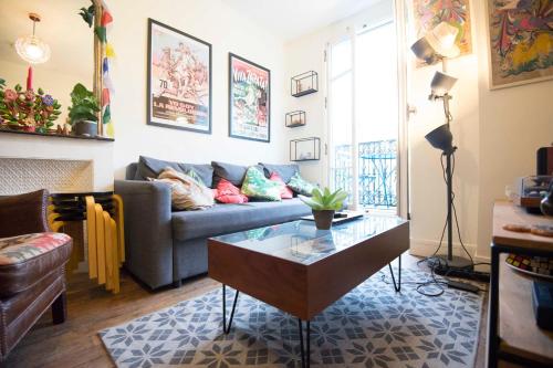 Quiet&design apt in Les Buttes Chaumont Paris 