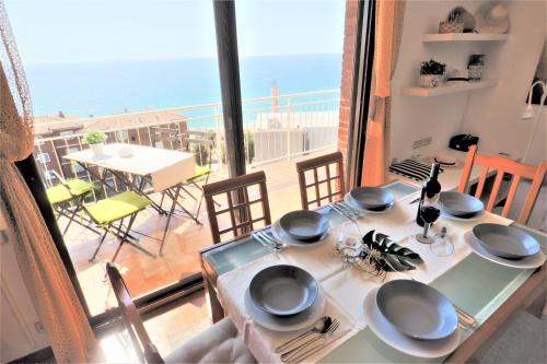 Erkély/terasz, Carmen Seaview & Beach - Apartment in Montgat