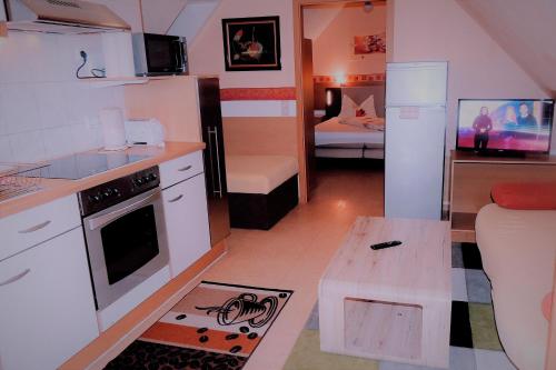 Konyha, Appartements 4U Rodenbach in Rodenbach