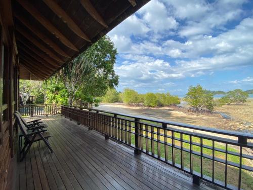 Erkély/terasz, Saujana Private Villas in Datai-öböl környéke