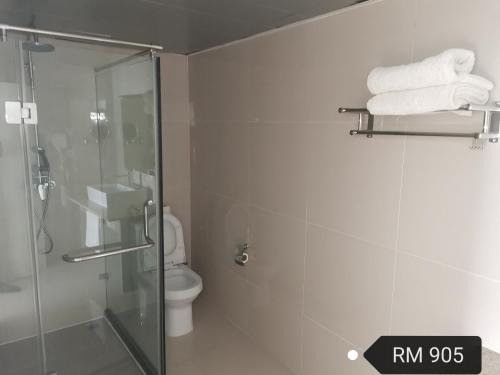 浴室, 棕櫚酒店 (Palms Hotel) in 模里西斯島