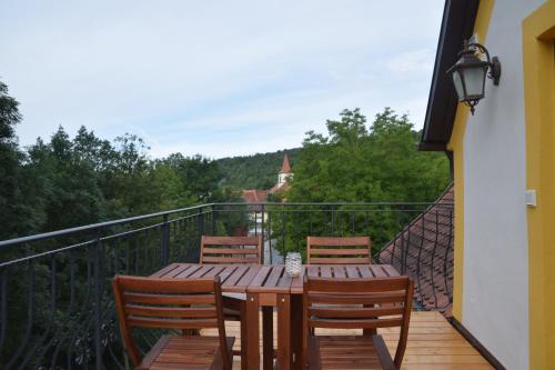 Balcony/terrace, Ferienwohnung Tauberzell in Adelshofen