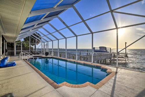 Bayfront Palmetto Retreat with Pool, Spa and Dock!