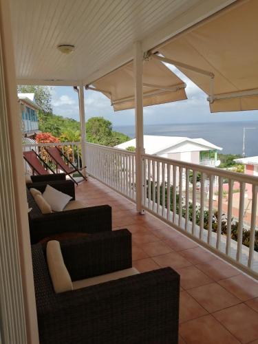 Instalaciones, Rose phoenix appartement terrasse et piscine vue mer in Les Anses-d'Arlet