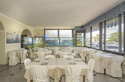 Étterem, Hotel Lungomare in Lido di Camaiore