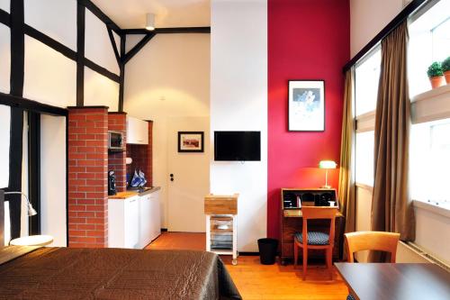 Suite „Herrenhausen“ - stilvolles Apartment in Fachwerkhaus, Hannover (fotografie 9)