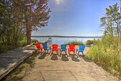 Interlochen Home on Green Lake with Dock and Beach! in Interlochen, USA