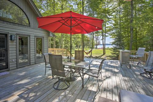 Interlochen Home on Green Lake with Dock and Beach! in Interlochen, USA