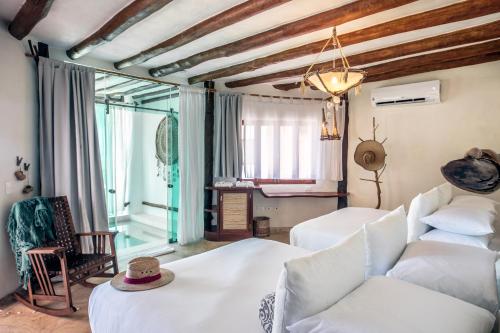 2 double beds