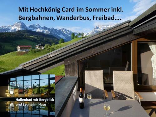  Penthouse an Skipiste mit Hochkönigcard SKIIN SKIOUT in Maria Alm