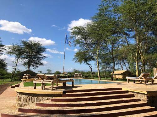 View, Africa Safari Lake Manyara located inside a wildlife park in Monduli