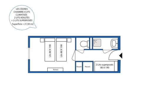 Quadruple Room (2 Adults + 2 Children)