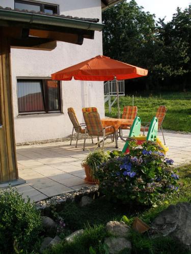 شرفة/ تراس, Ferienwohnung Bierl in جليسينبيرج