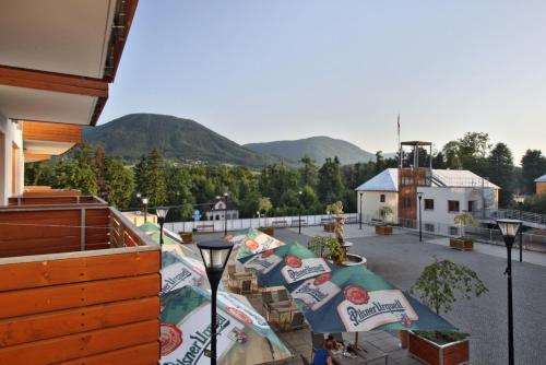 Erkély/terasz, Apartmány Čeladná (Apartmany Celadna) in Celadna