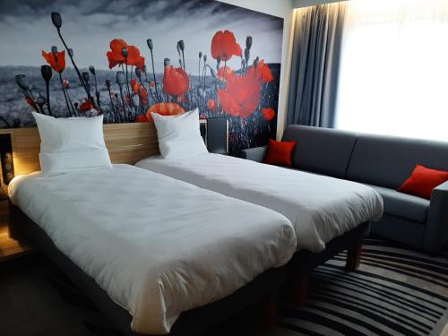 2 twin beds